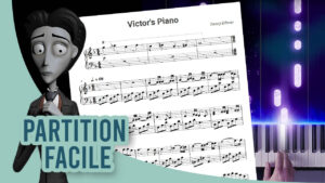 Victor's Piano Partition facile Danny Elfman