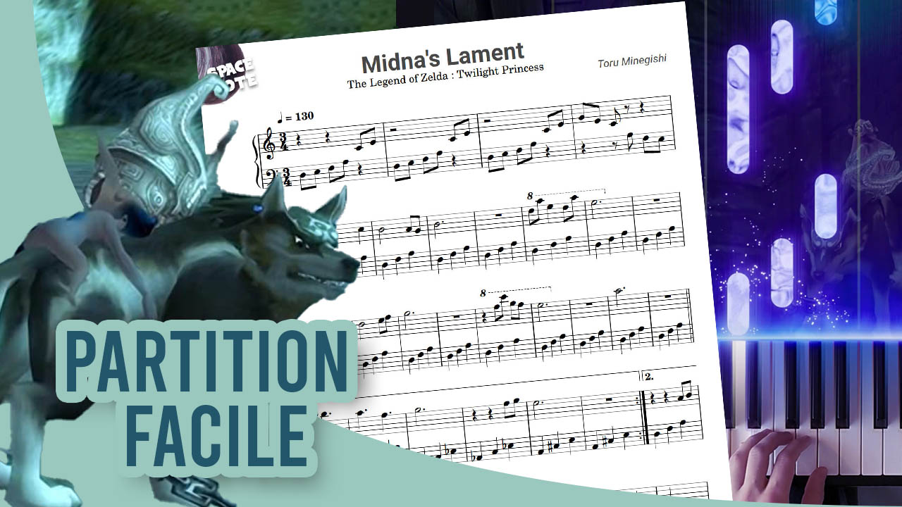 Ratatouille partition piano facile - Solfège Blog
